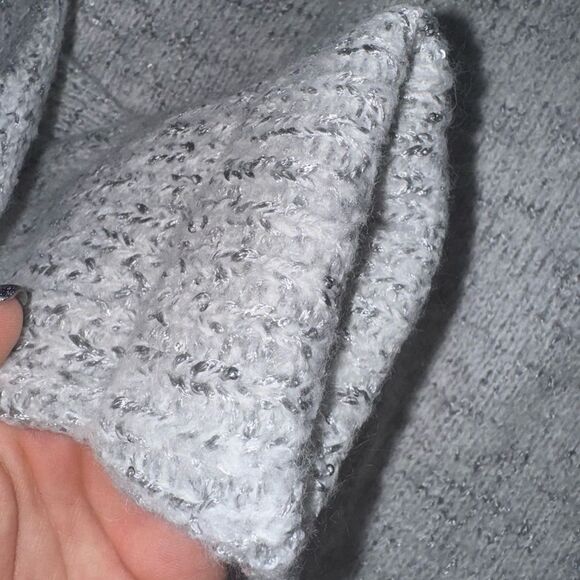 NWT Jcrew Embellished pullover sweater with rhinestone collar and sparkle knit M - Picture 9 of 12